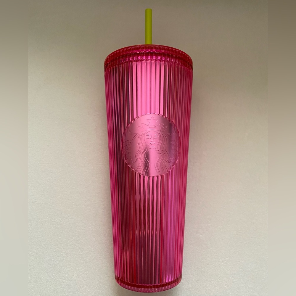 NWT Starbucks Hot pink Venti Size Tumbler